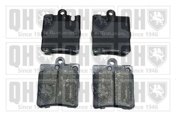 Jeu de 4 plaquettes de frein QUINTON HAZELL BP1100