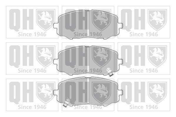 Jeu de 4 plaquettes de frein QUINTON HAZELL BP1670