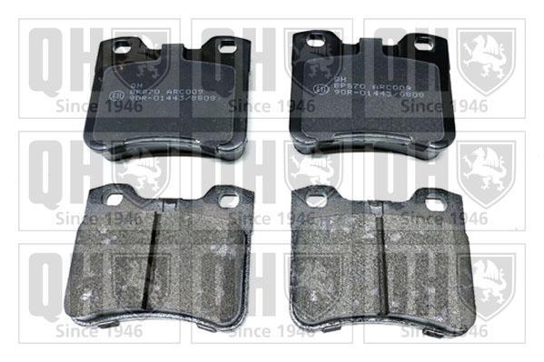 Jeu de 4 plaquettes de frein QUINTON HAZELL BP870