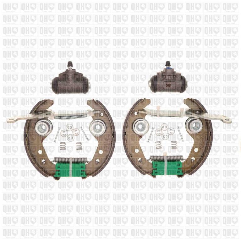 Jeu de 4 mâchoires de frein (Garniture de frein à tambour) QUINTON HAZELL ref. BS544K8