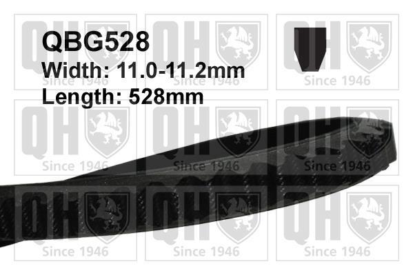Correia trapezoidal estriada QUINTON HAZELL ref. QBG528