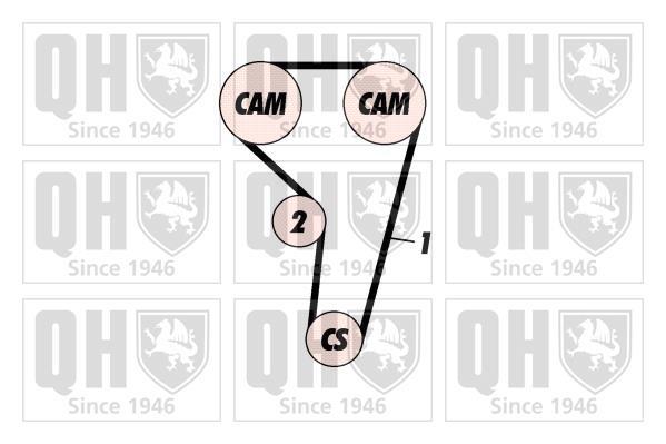 Kit de distribución QUINTON HAZELL ref. QBK463