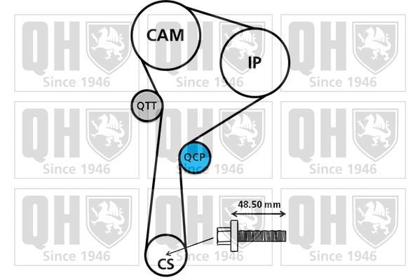 Kit de distribuição QUINTON HAZELL ref. QBK626