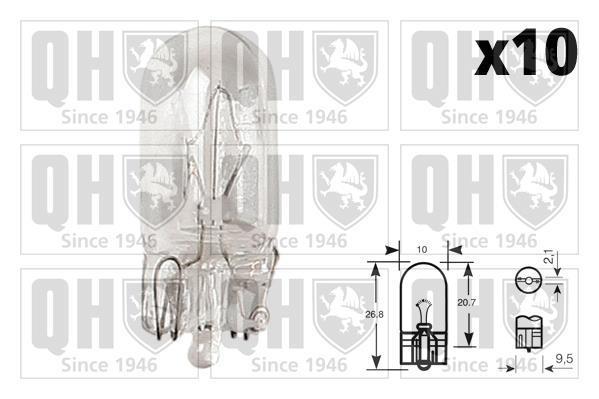Ampoule QUINTON HAZELL 10 ✕ W5W - ref. QBL501