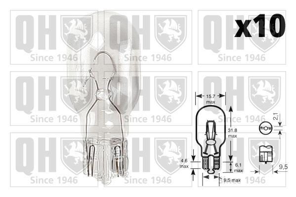 Ampoule QUINTON HAZELL 10 ✕ T15 - ref. QBL921