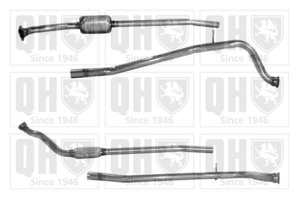 Catalyseur (Pot catalytique) QUINTON HAZELL ref. QCAT80013H
