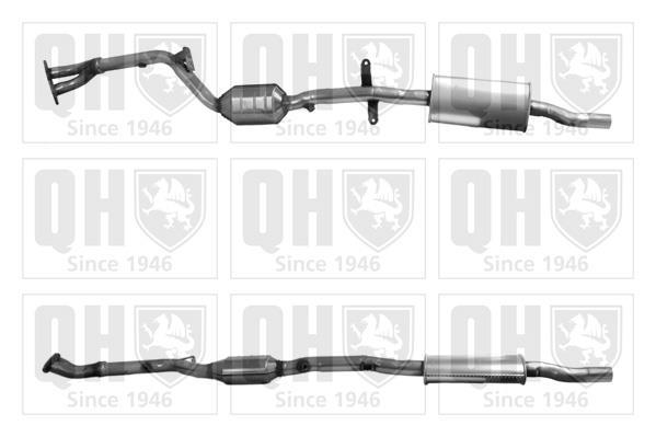 Catalyseur (Pot catalytique) QUINTON HAZELL ref. QCAT91202H