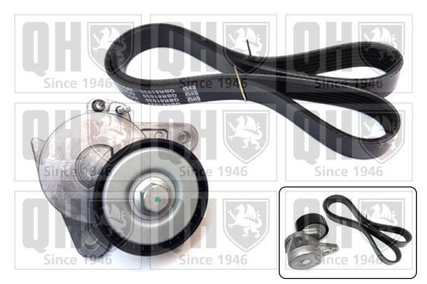 Kit de courroie d'accessoire (Courroie d’alternateur) QUINTON HAZELL ref. QDK133