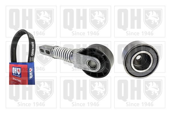 Kit de courroie d'accessoire (Courroie d’alternateur) QUINTON HAZELL ref. QDK211