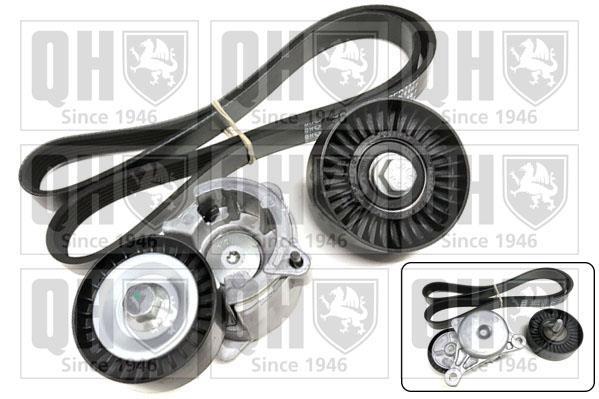 Kit de courroie d'accessoire (Courroie d’alternateur) QUINTON HAZELL ref. QDK23