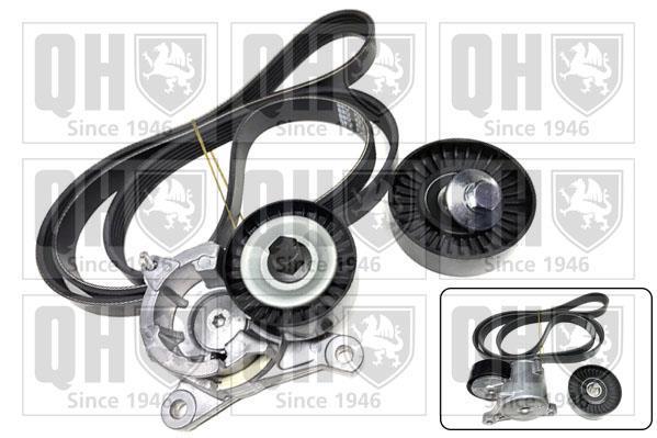 Kit de courroie d'accessoire (Courroie d’alternateur) QUINTON HAZELL ref. QDK24