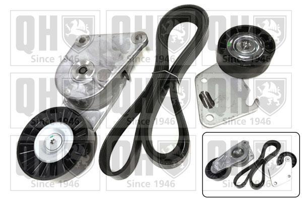 Kit de courroie d'accessoire (Courroie d’alternateur) QUINTON HAZELL ref. QDK57