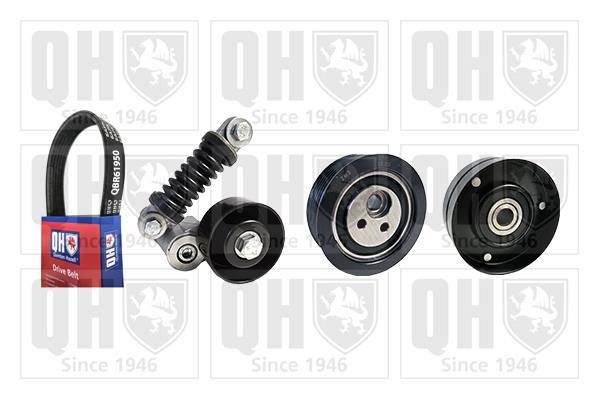 Kit de courroie d'accessoire (Courroie d’alternateur) QUINTON HAZELL QDK66