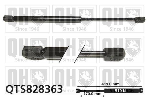 Muelle neumático QUINTON HAZELL ref. QTS828363
