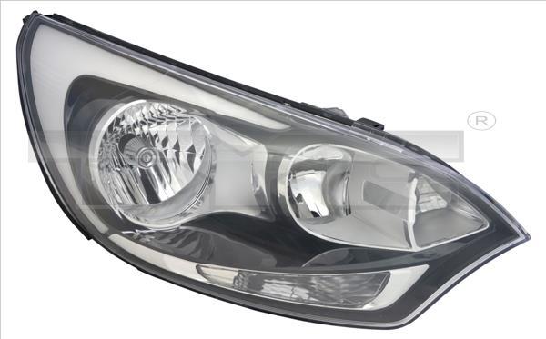 Phare Avant Gauche Pour Citroën C4 Picasso I - Référence TYC 20-11256-15-2, Compatible Nombreux Modèles 2006-2013