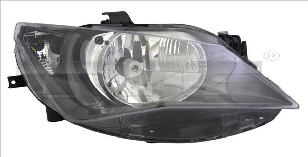 Phares Avant Droite TYC 20-0413-05-2 – Compatible Avec Modèles Équipés De Réglage Électrique, Ampoule H4