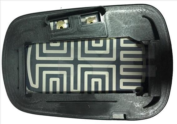 Verre de rétroviseur, rétroviseur extérieur TYC 310-0024-1