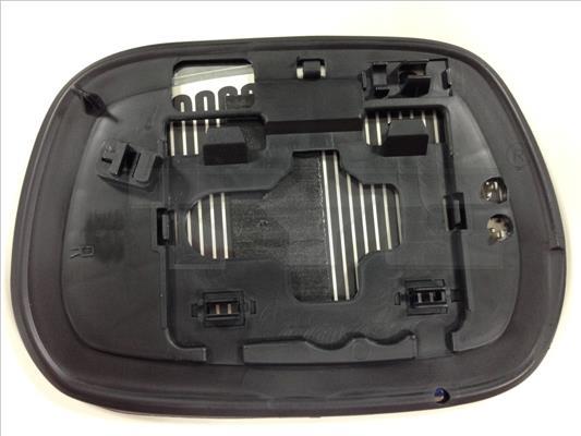 Verre de rétroviseur, rétroviseur extérieur TYC 336-0051-1