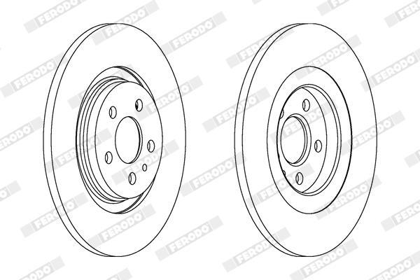 Discos de freno FERODO ref. DDF1181C