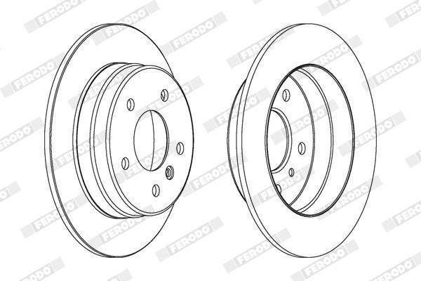 Disques de frein FERODO DDF1362C