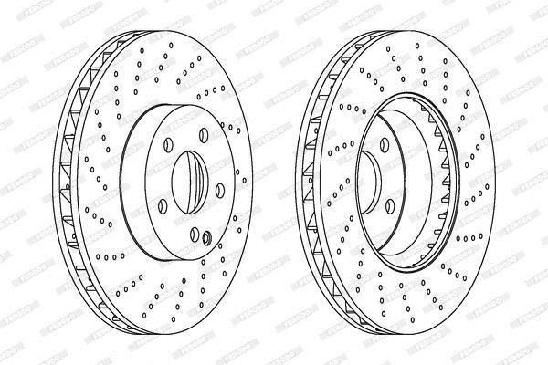 Disques de frein FERODO DDF1694