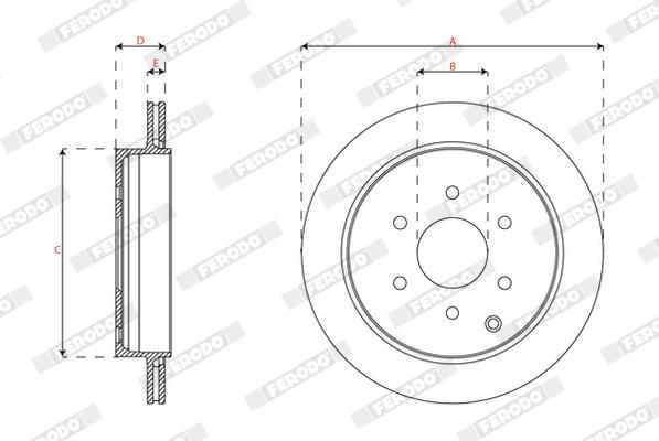 Discos de freno FERODO  ref. DDF2074C-1