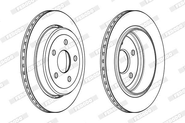 Disques de frein FERODO DDF2095C