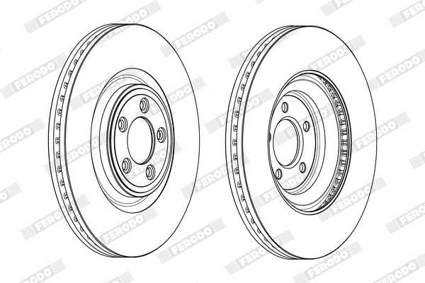 Discos de freno FERODO ref. DDF2107C-1