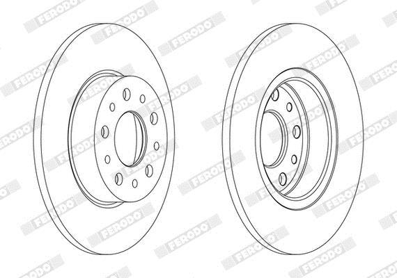 Disques de frein FERODO DDF2286C