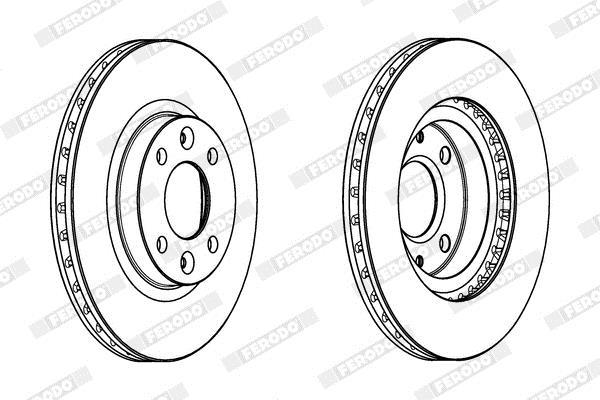 Disques de frein FERODO - DDF2327 DDF2327
