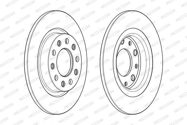 Disques de frein FERODO DDF2333C