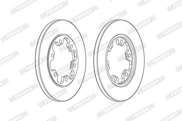 Disques de frein FERODO DDF2485C