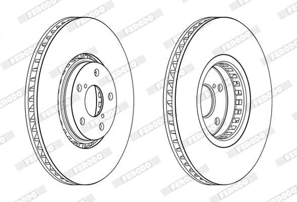 Discos de freno FERODO ref. DDF2498LC-1