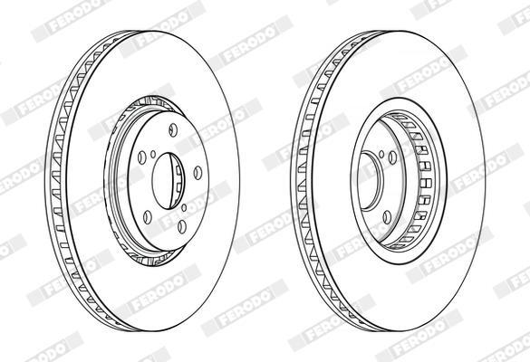 Discos de freno FERODO ref. DDF2498RC-1