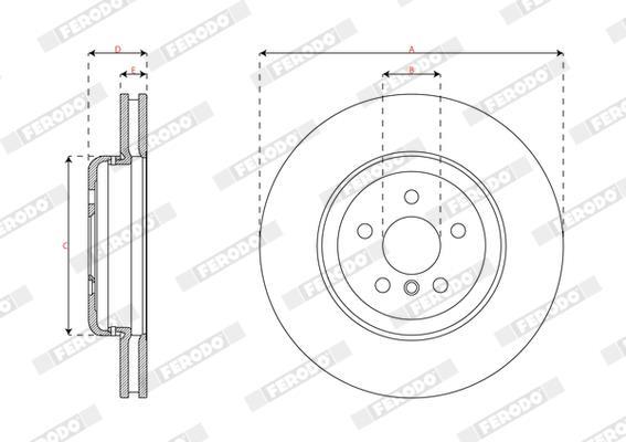 Discos de freno FERODO ref. DDF2862VC-1