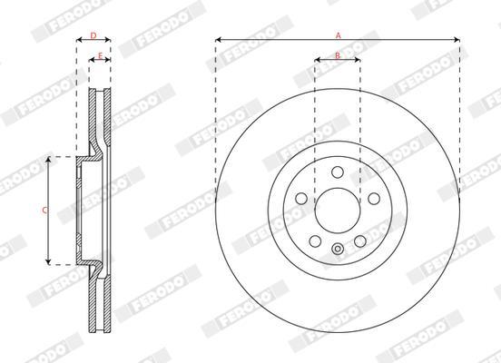 Discos de freno FERODO ref. DDF2979C-1