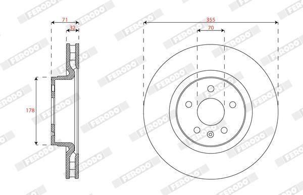 Discos de freno FERODO ref. DDF3013C-1