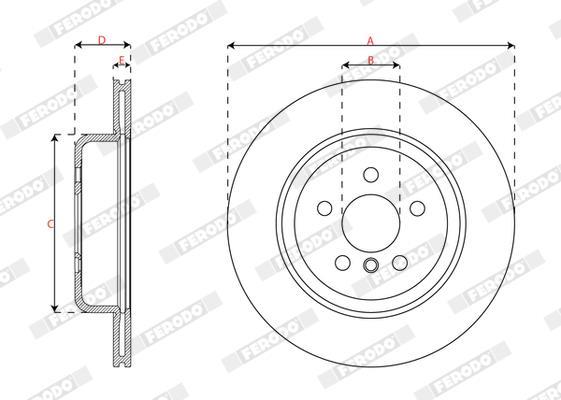 Discos de freno FERODO ref. DDF3042LC-1