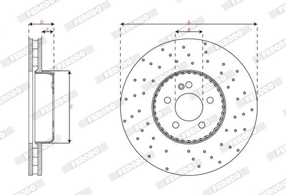 Discos de freno FERODO ref. DDF3060VC-1