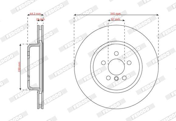 Discos de freno FERODO ref. DDF3194LC-1