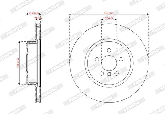 Discos de freno FERODO ref. DDF3194RC-1