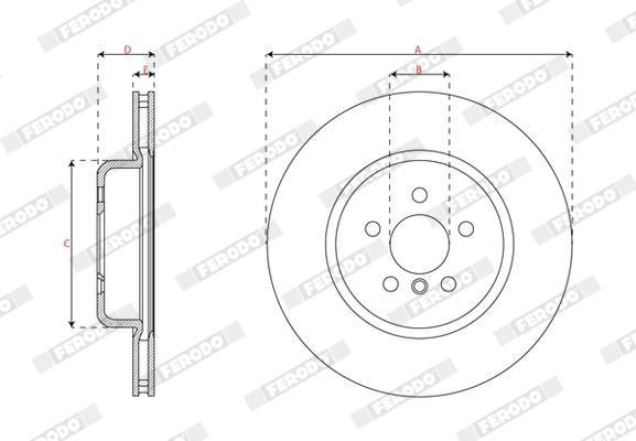 Discos de freno FERODO ref. DDF3194RC-1
