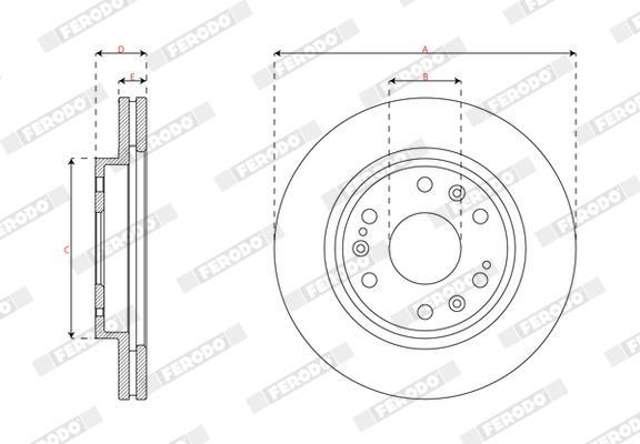 Discos de freno FERODO  ref. DDF3195-1