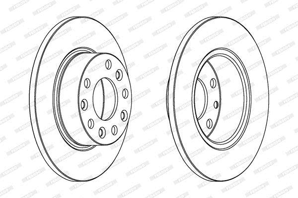 Disques de frein FERODO DDF353