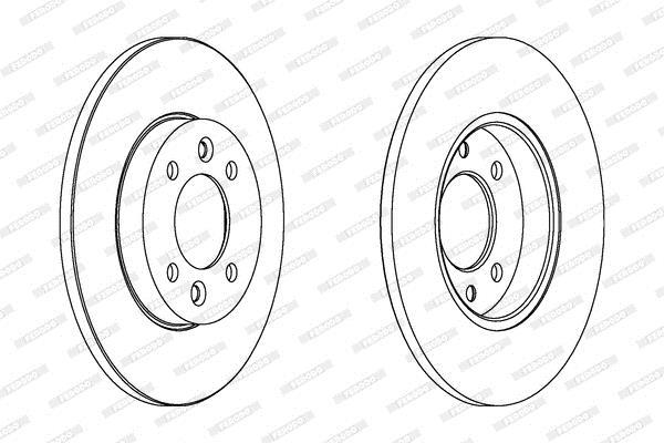 Disques de frein FERODO DDF361