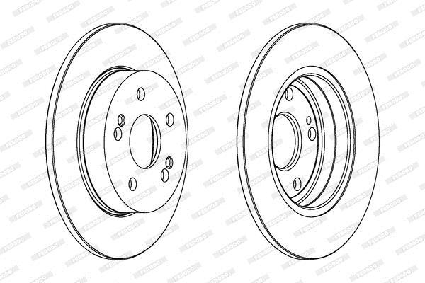 Disques de frein FERODO DDF555