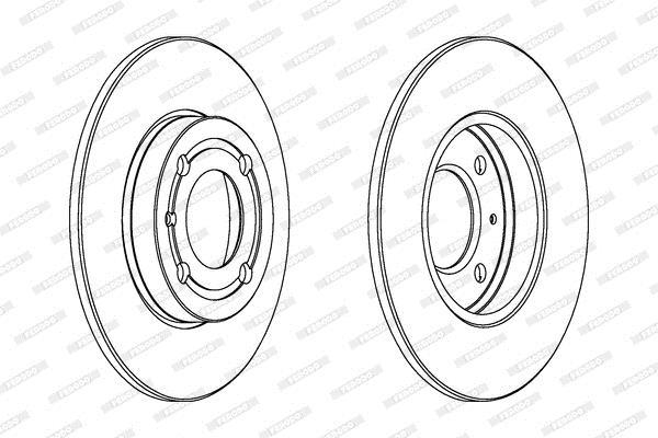 Disques de frein FERODO DDF795