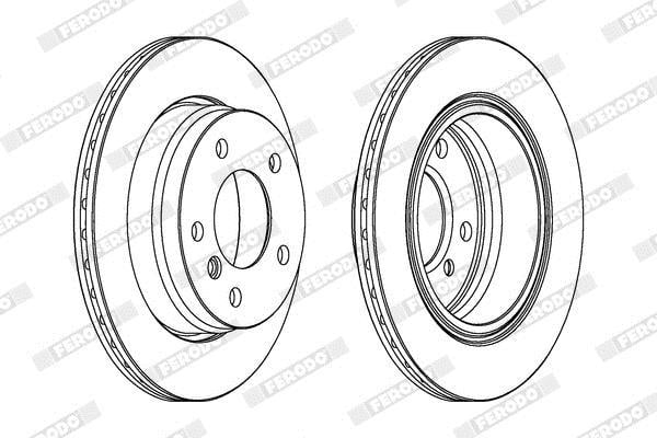 Disques de frein FERODO DDF831C