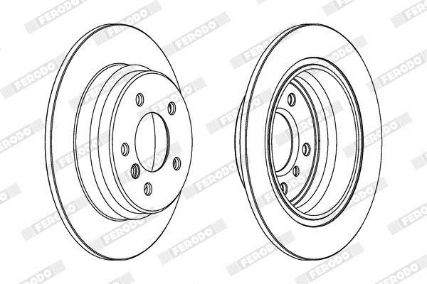 Disques de frein FERODO DDF835C
