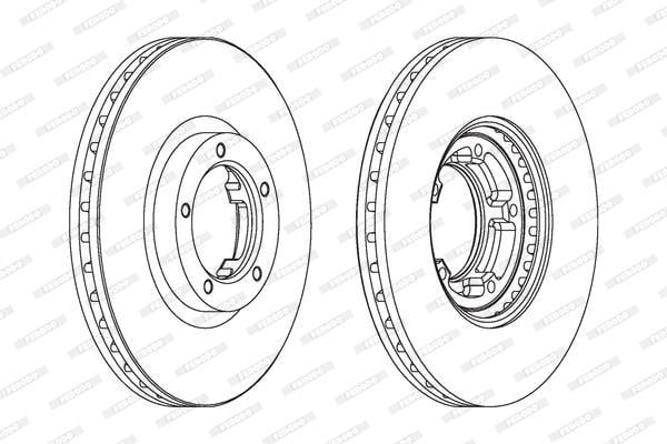 Disques de frein FERODO DDF848C